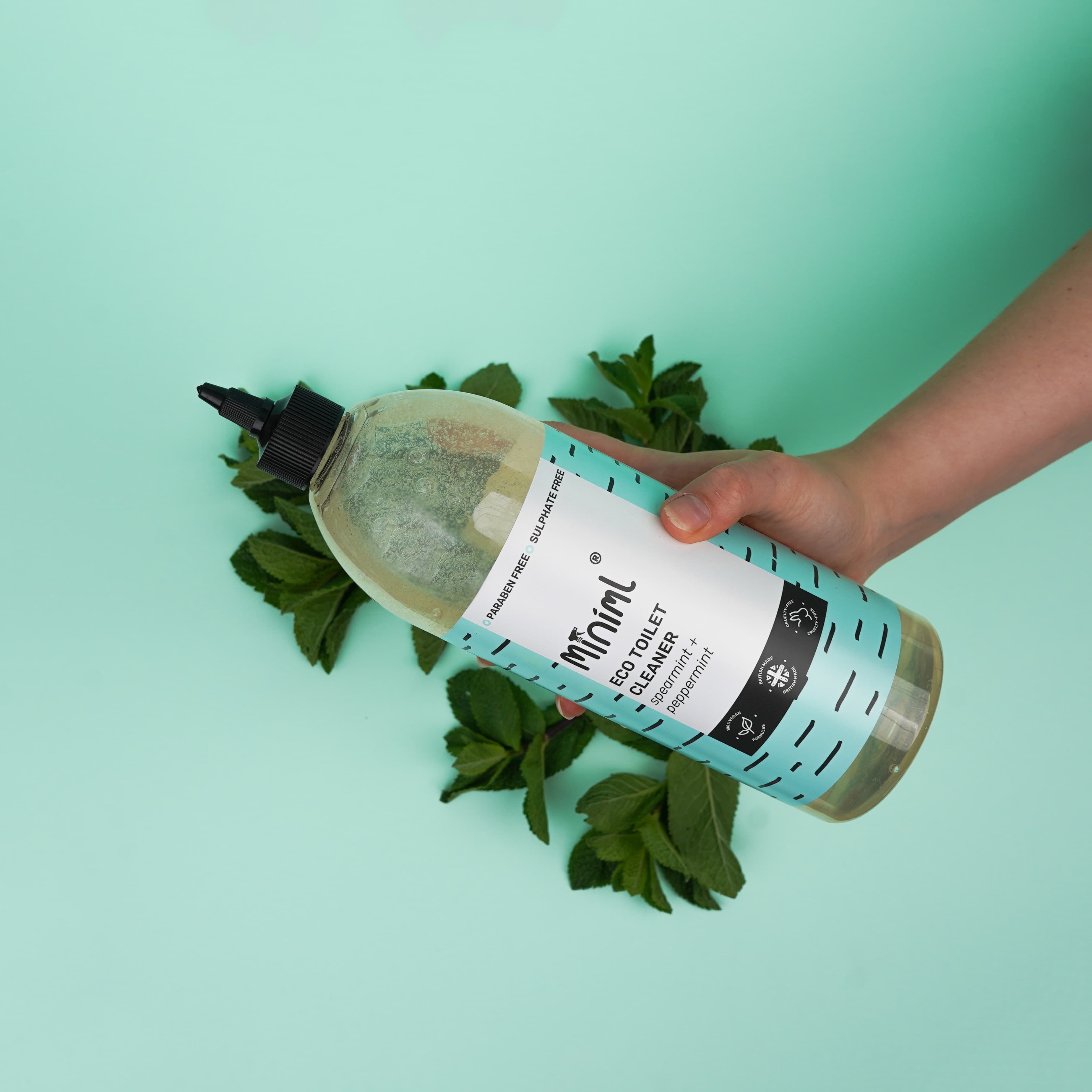 Eco-friendly toilet cleaner — Peppermint and Spearmint